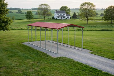 12 × 30 boat or trailer cover: computer render