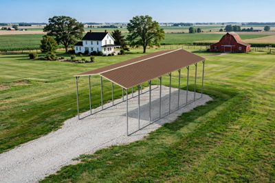 18 × 40 large RV cover: computer render